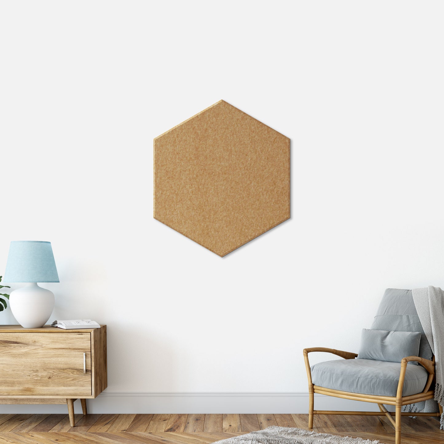 Hexagons - Camel 60 x 52 cm (set van 6 stuks)