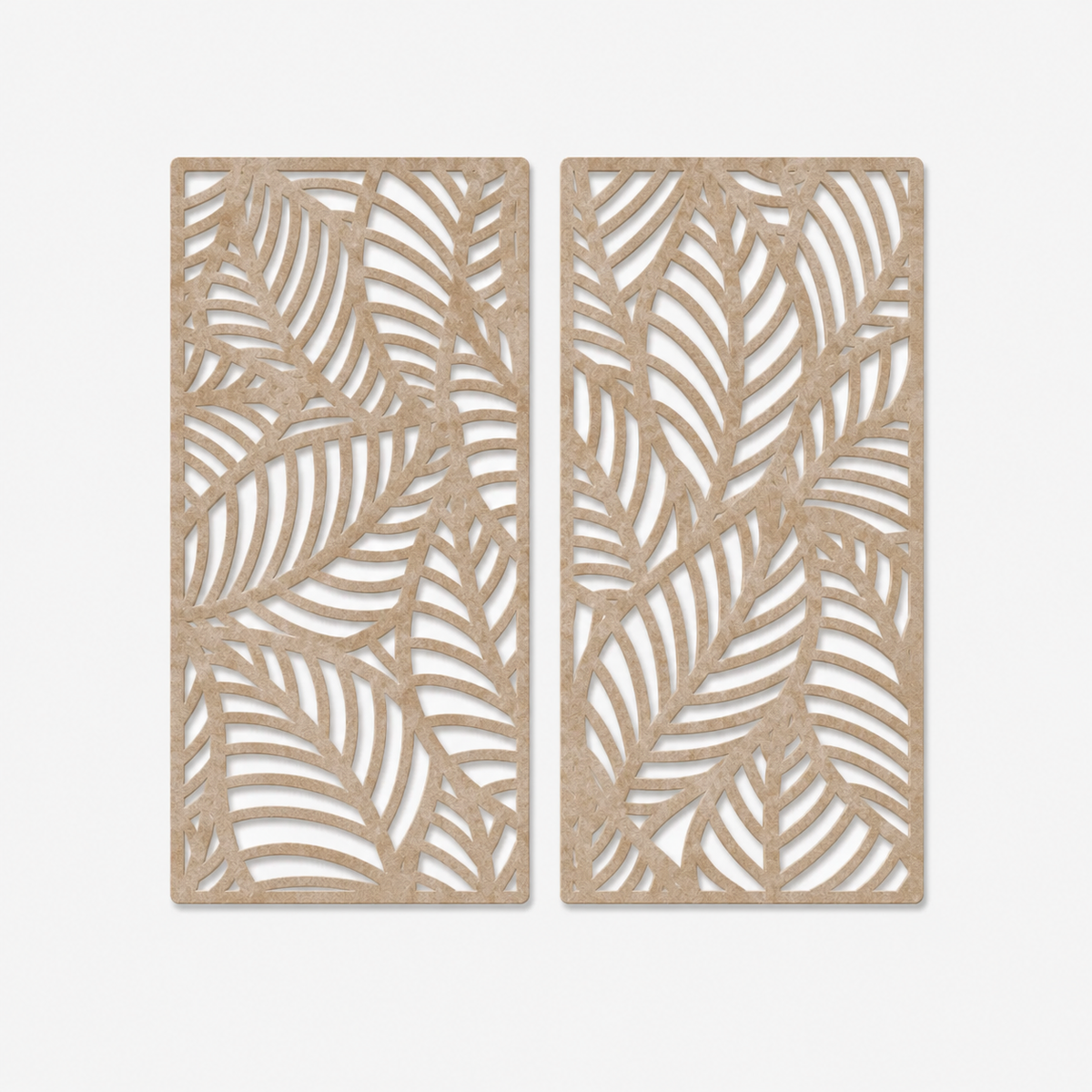 Wandpanelen Duo Palms - Beige 120/60