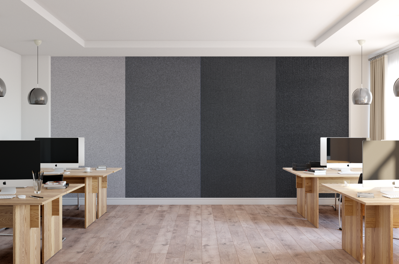 Akoestische wand - 240 cm