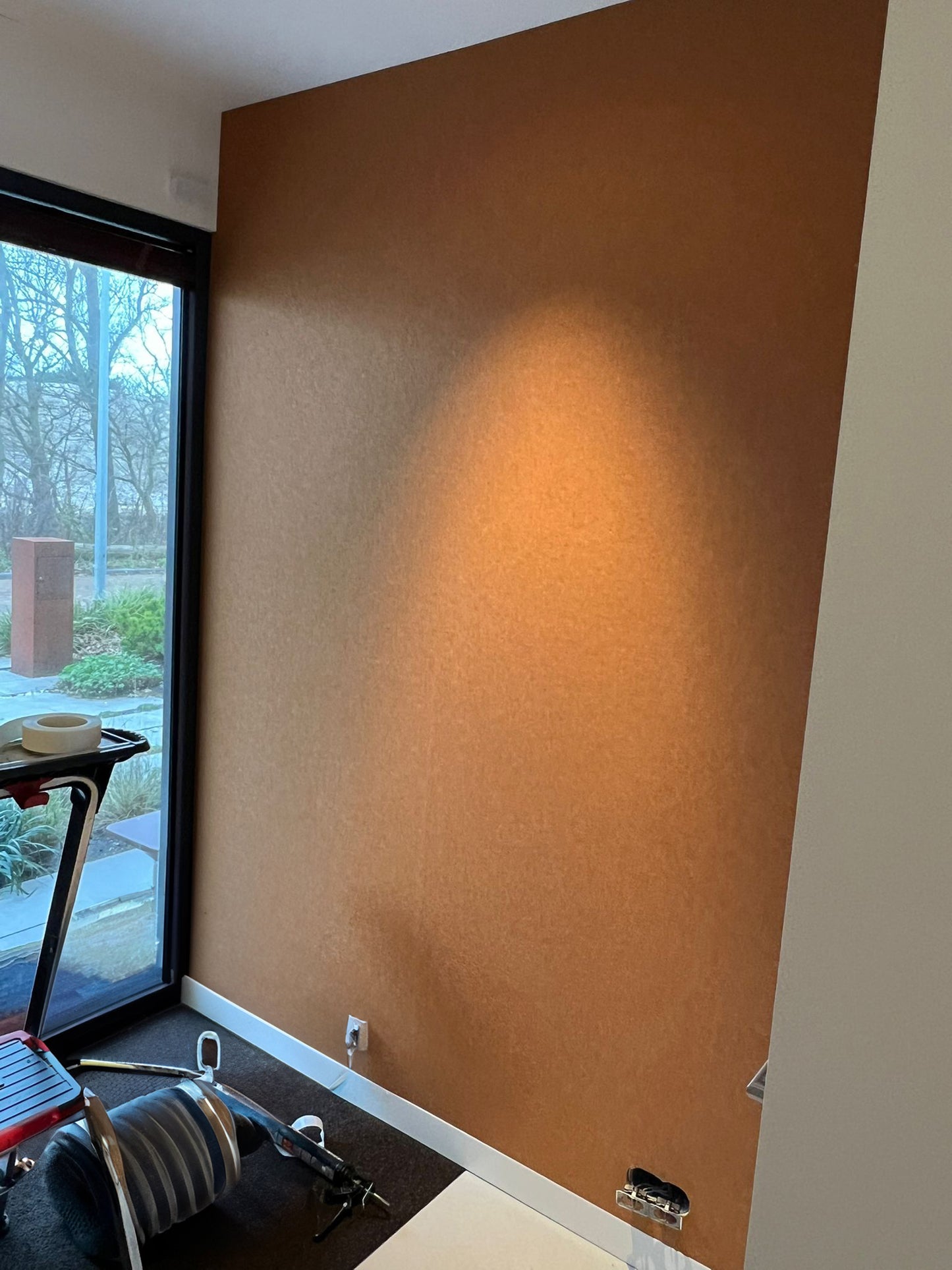 Akoestische wand - 262 cm