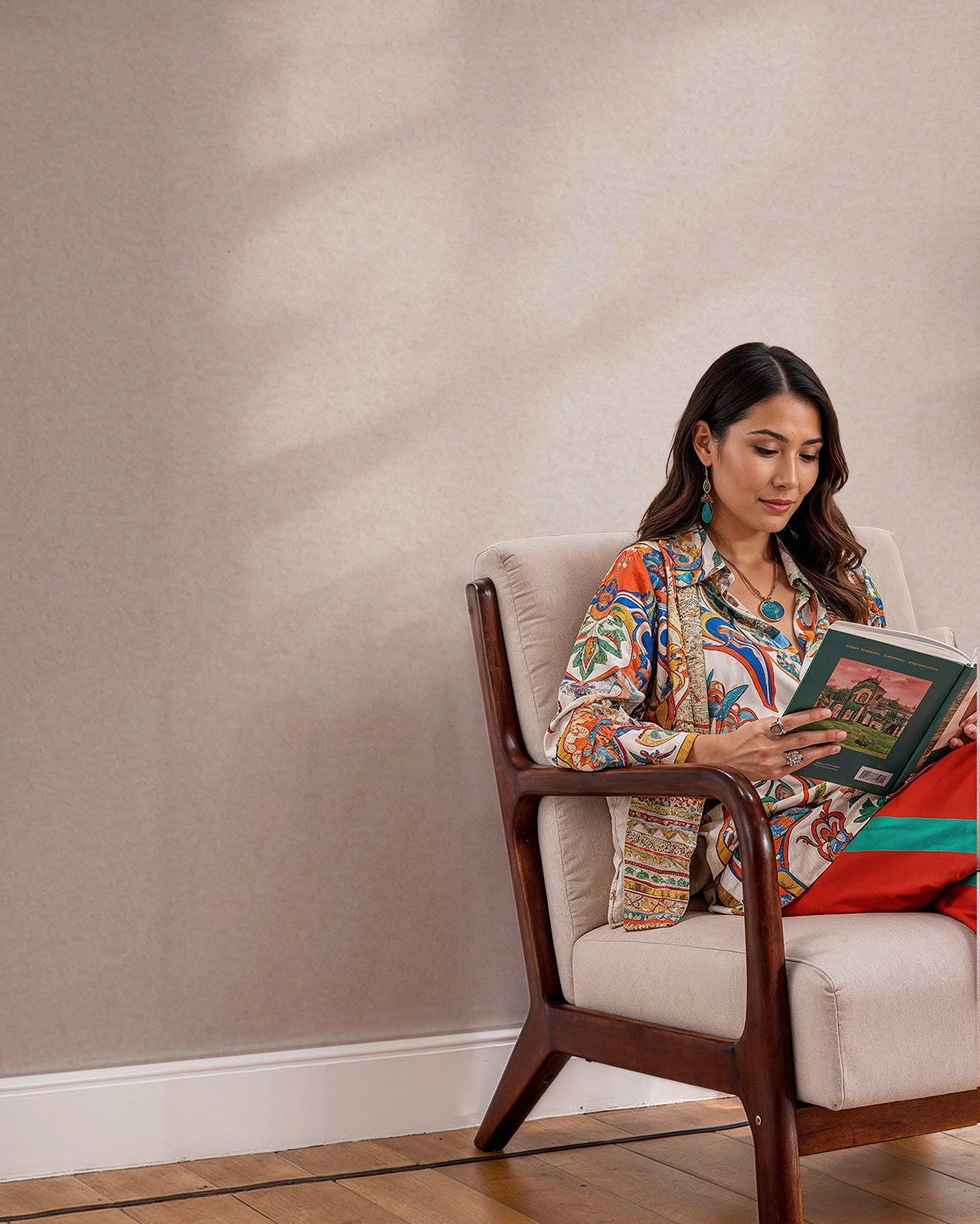 Akoestische wand - 120 x262 cm - Blanco