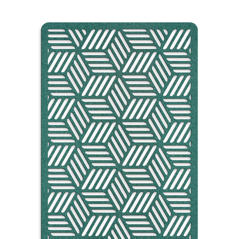 Wandpaneel Cube Lines - Green 120/240