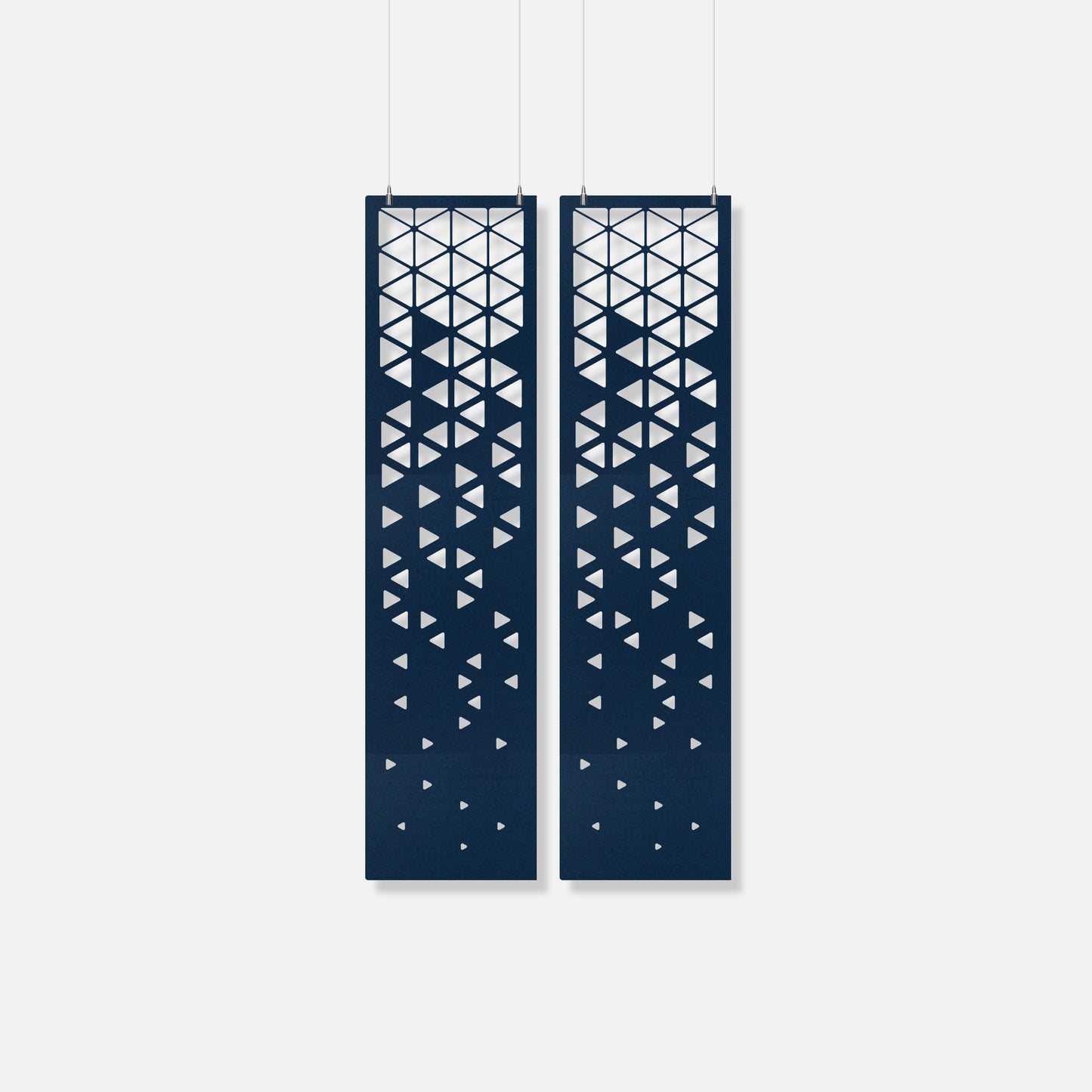 Triangle Rain Hangpaneel - Dark Blue 60/240