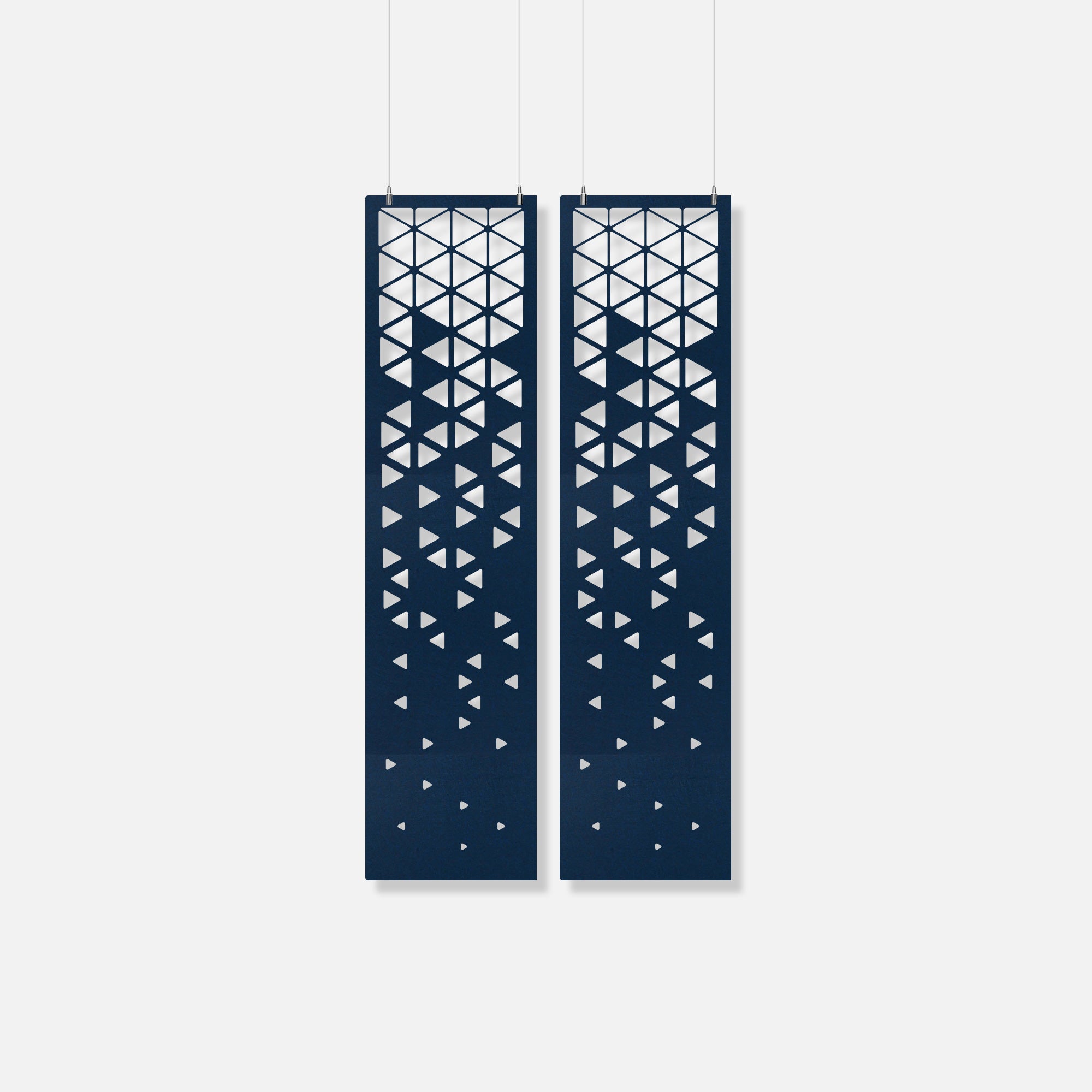 Triangle Rain Hangpaneel - Dark Blue 60/240