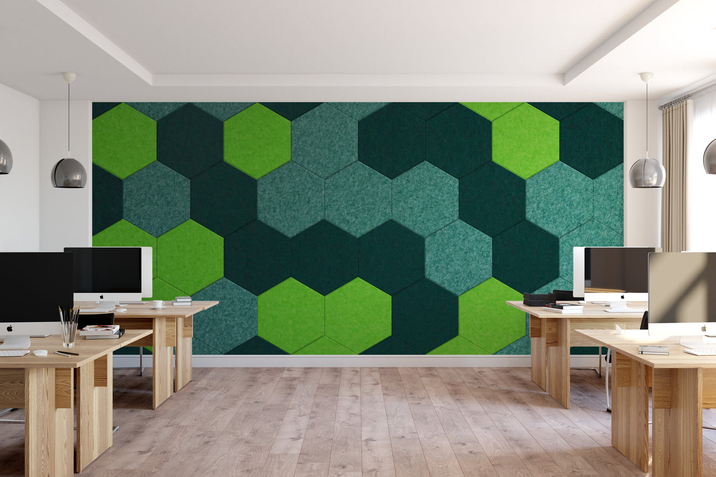 Akoestisch Hexagon 60