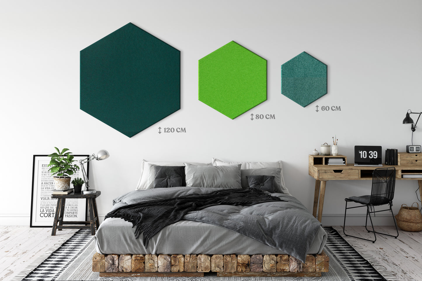 Akoestisch Hexagon 60