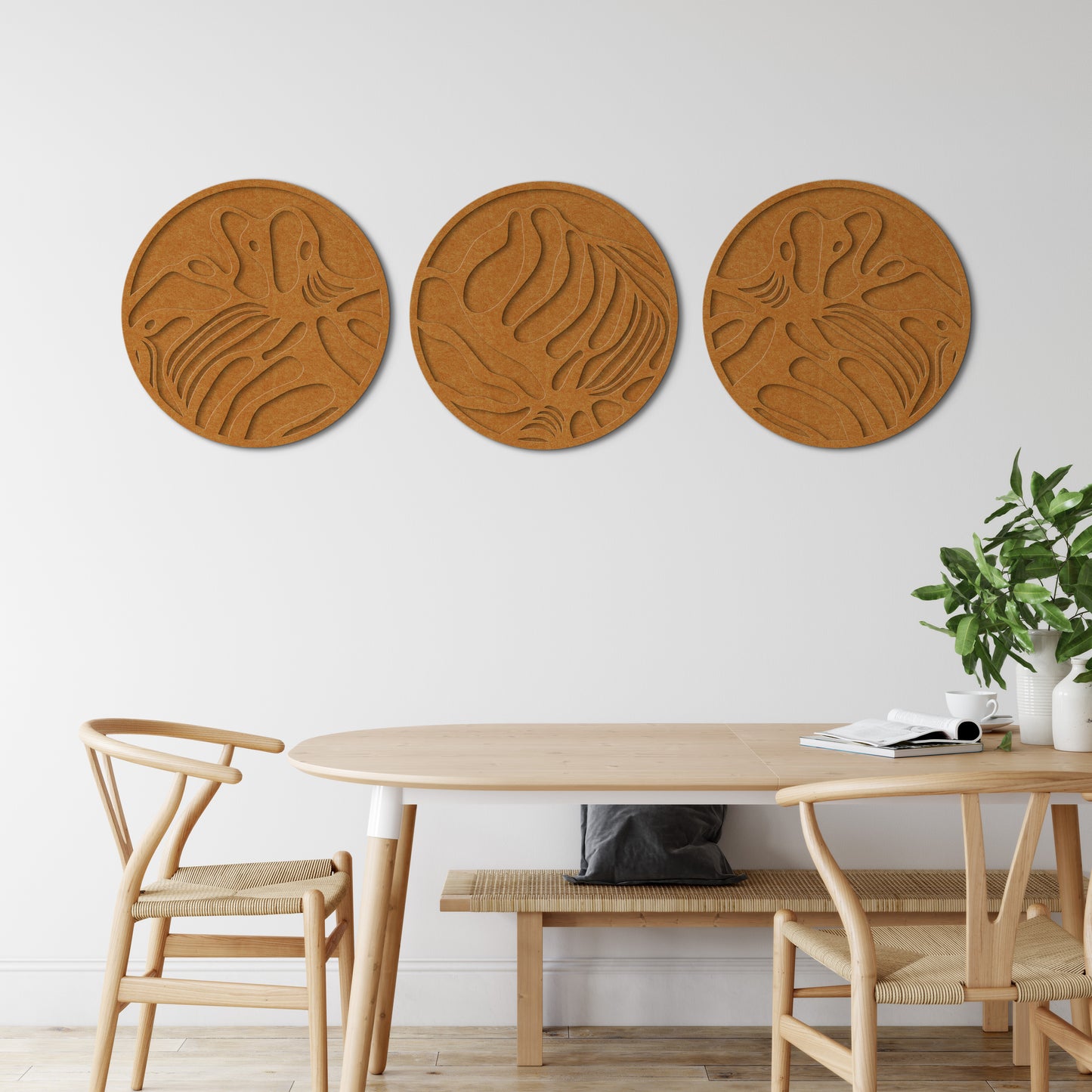 Organic Circles Drieluik