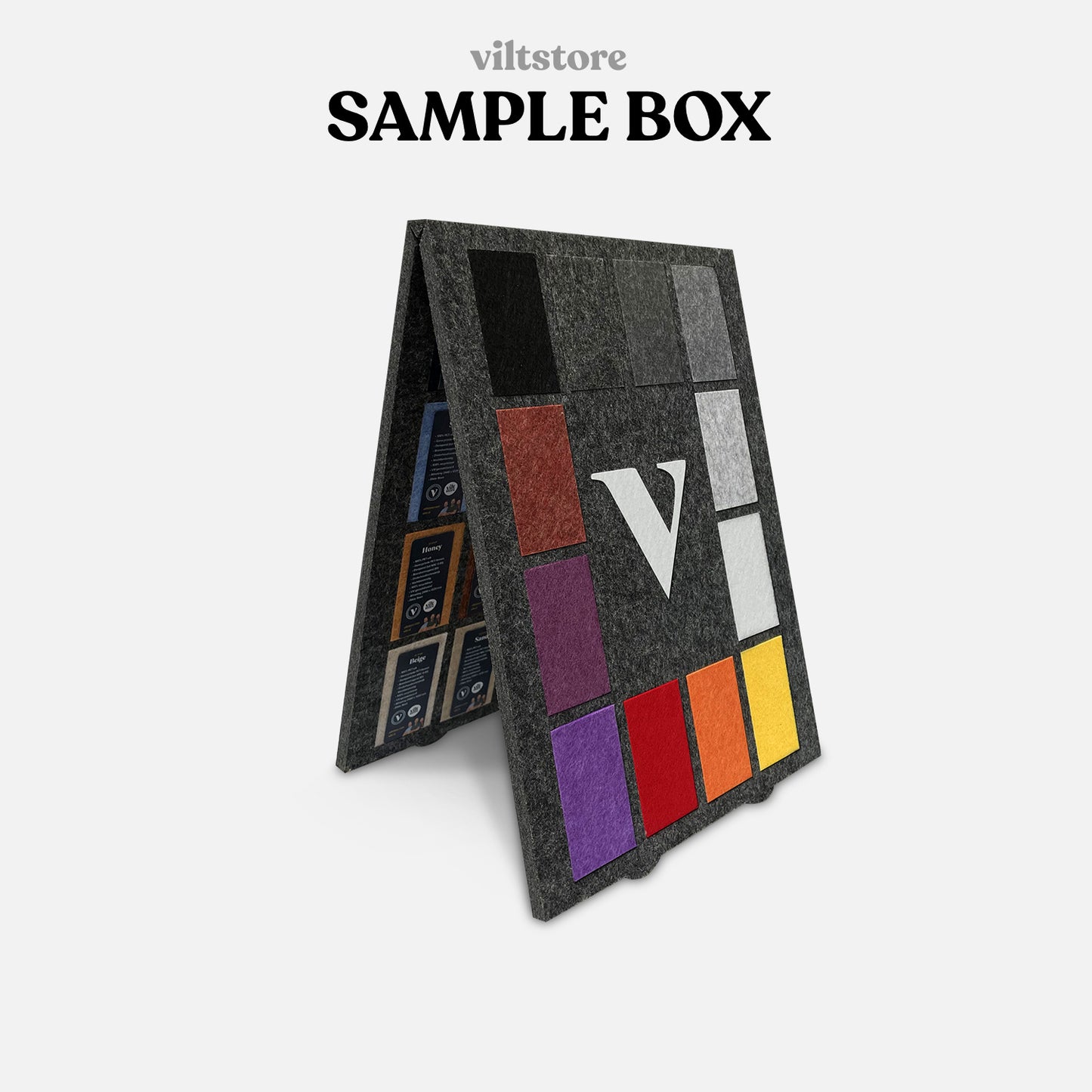 PET-vilt samples